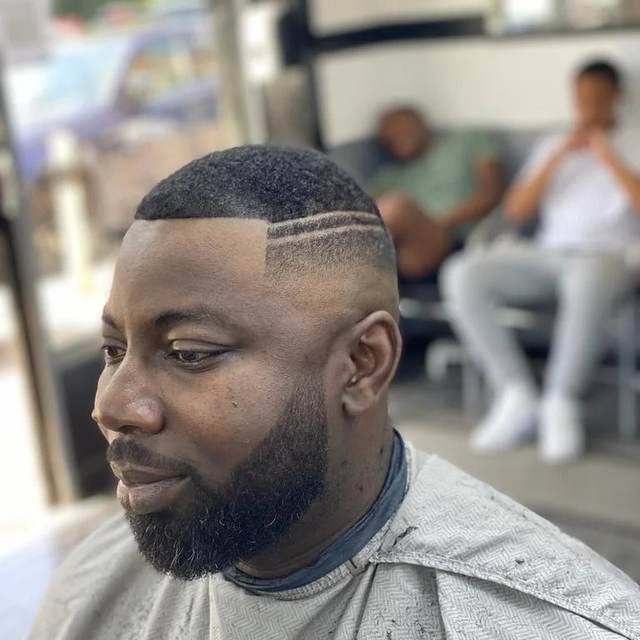 Beard and fade blend